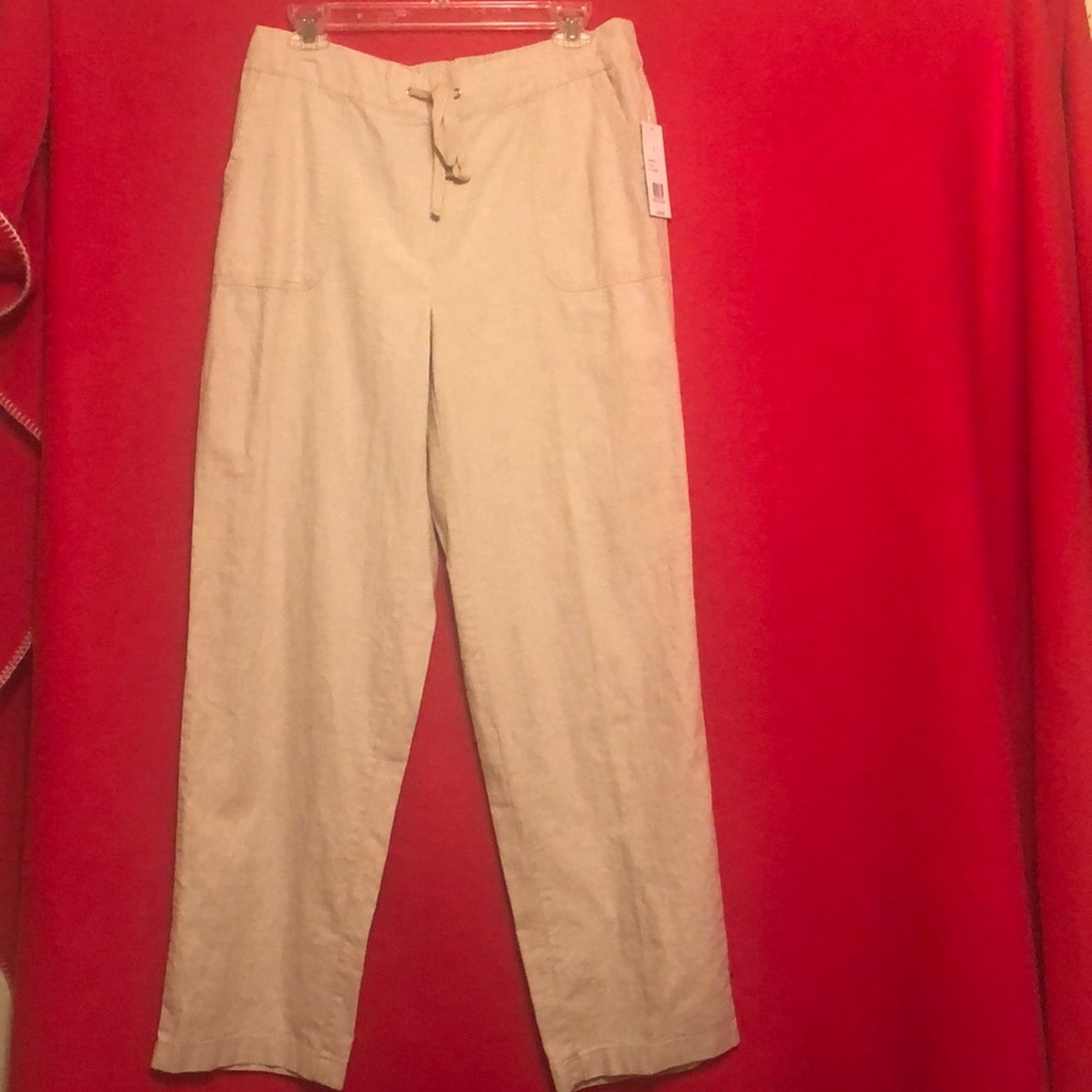 New linen dress pants